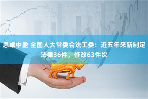 恩卓中盈 全国人大常委会法工委：近五年来新制定法律36件，修改63件次